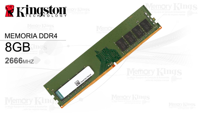 MEMORIA DDR4 8GB 2666 CL19 KINGSTON KCP426NS8|8